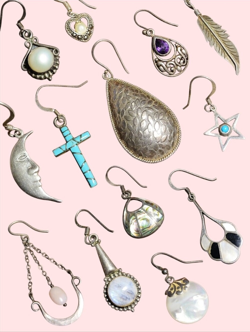 925 Single Earrings(75 Pcs)